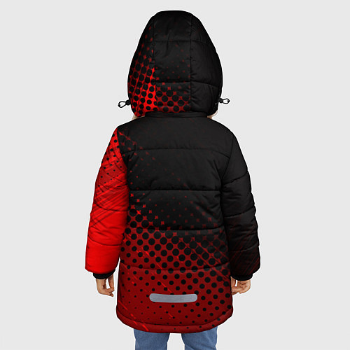 Зимняя куртка для девочки Roblox / 3D-Светло-серый – фото 4