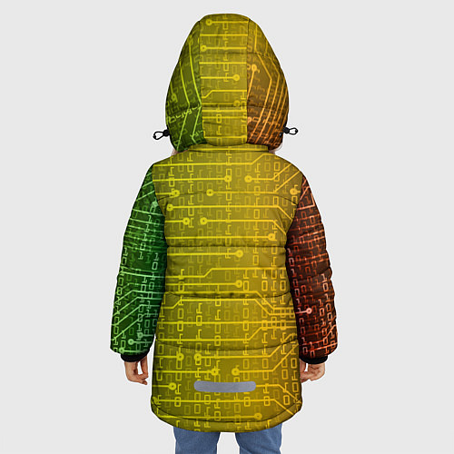 Зимняя куртка для девочки Roblox / 3D-Красный – фото 4