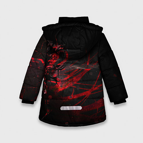 Зимняя куртка для девочки DIGITAL 3D / 3D-Черный – фото 2
