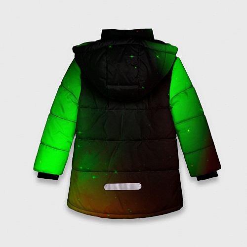 Зимняя куртка для девочки MINECRAFT МАЙНКРАФТ / 3D-Черный – фото 2