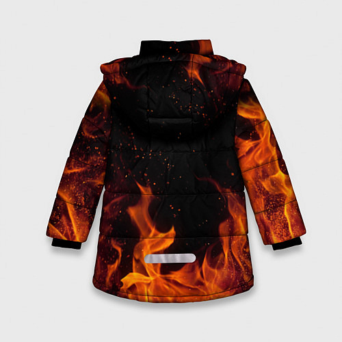 Зимняя куртка для девочки S T A L K E R 2 / 3D-Черный – фото 2