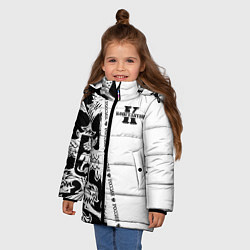 Куртка зимняя для девочки Константин, цвет: 3D-черный — фото 2