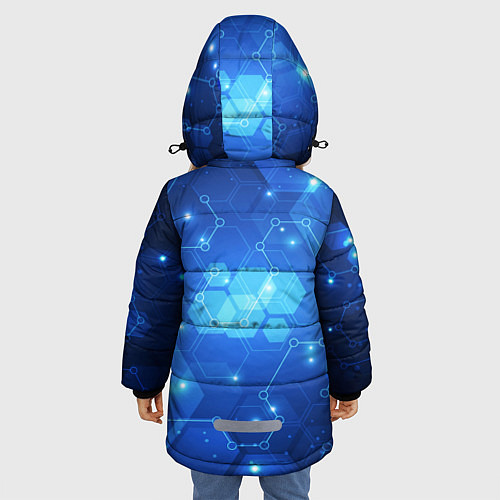 Зимняя куртка для девочки BRAWL STARS NANI НАНИ / 3D-Светло-серый – фото 4