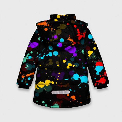 Зимняя куртка для девочки BRAWL STARS NANI НАНИ / 3D-Черный – фото 2