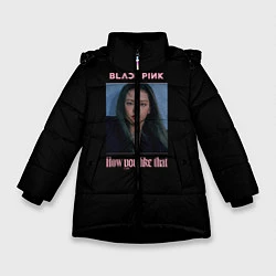 Куртка зимняя для девочки BLACKPINK - Jisoo, цвет: 3D-черный
