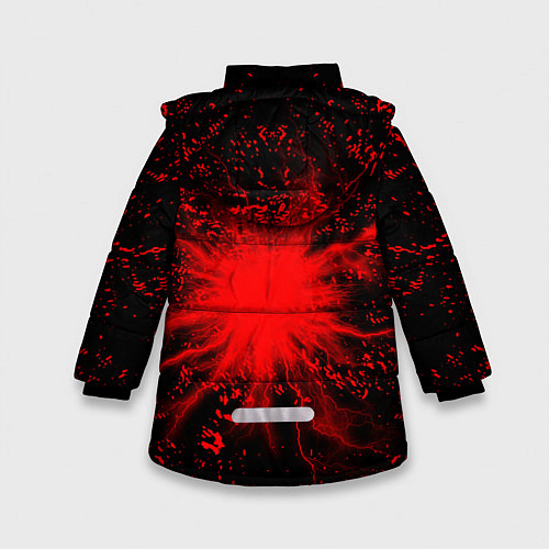 Зимняя куртка для девочки BRAWL STARS EVIL GENE / 3D-Черный – фото 2