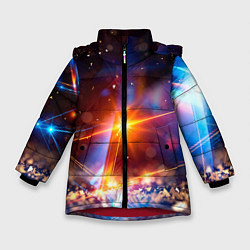 Зимняя куртка для девочки Geometry light