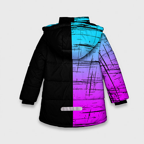 Зимняя куртка для девочки FORTNITE MARSHMELLO / 3D-Черный – фото 2