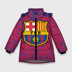 Куртка зимняя для девочки BARSELONA, цвет: 3D-светло-серый