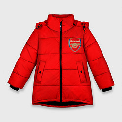 Куртка зимняя для девочки ARSENAL, цвет: 3D-черный