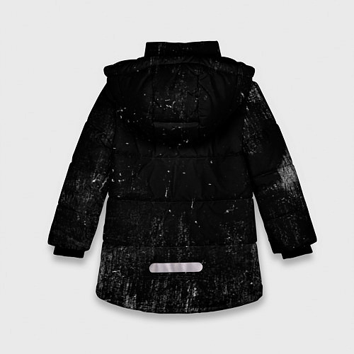 Зимняя куртка для девочки Десант Россия / 3D-Черный – фото 2