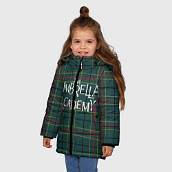 Куртка зимняя для девочки Академия Амбрелла 2, цвет: 3D-черный — фото 2