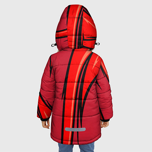 Зимняя куртка для девочки ФК Бавария Мюнхен / 3D-Красный – фото 4