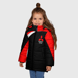 Куртка зимняя для девочки EVO Racer uniform, цвет: 3D-светло-серый — фото 2