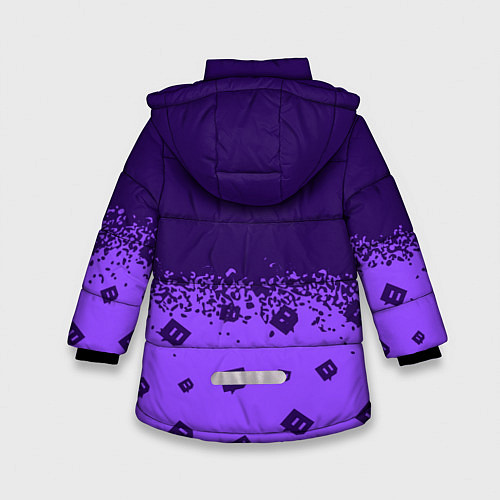Зимняя куртка для девочки TWITCH ТВИЧ / 3D-Черный – фото 2