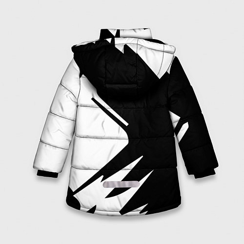 Зимняя куртка для девочки JoJo Bizarre Adventure / 3D-Черный – фото 2
