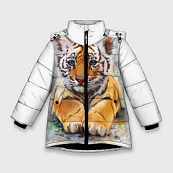 Зимняя куртка для девочки Tiger Art