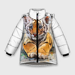 Зимняя куртка для девочки Tiger Art