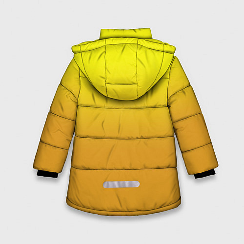 Зимняя куртка для девочки Ford mustang - motorsport / 3D-Светло-серый – фото 2
