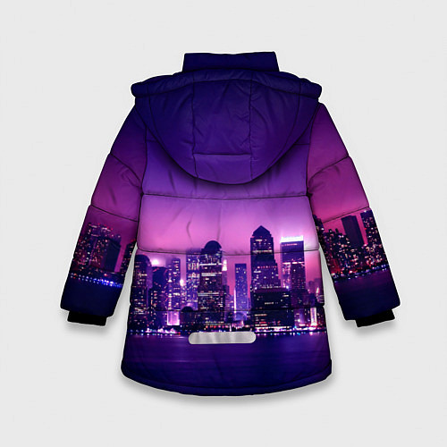 Зимняя куртка для девочки Detroit Become Human S / 3D-Черный – фото 2