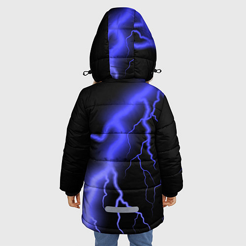 Зимняя куртка для девочки BMW / 3D-Светло-серый – фото 4