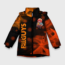 Куртка зимняя для девочки FALL GUYS HALF-LIFE ФОЛ ГАЙС, цвет: 3D-черный