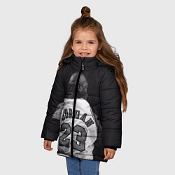 Куртка зимняя для девочки MICHAEL JORDAN, цвет: 3D-черный — фото 2
