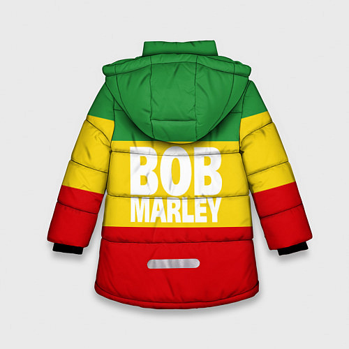 Зимняя куртка для девочки Bob Marley / 3D-Светло-серый – фото 2