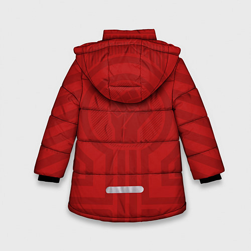 Зимняя куртка для девочки Электрическое сопротивление / 3D-Черный – фото 2
