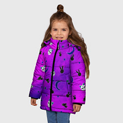 Куртка зимняя для девочки GOTHIC SAILOR MOON, цвет: 3D-черный — фото 2