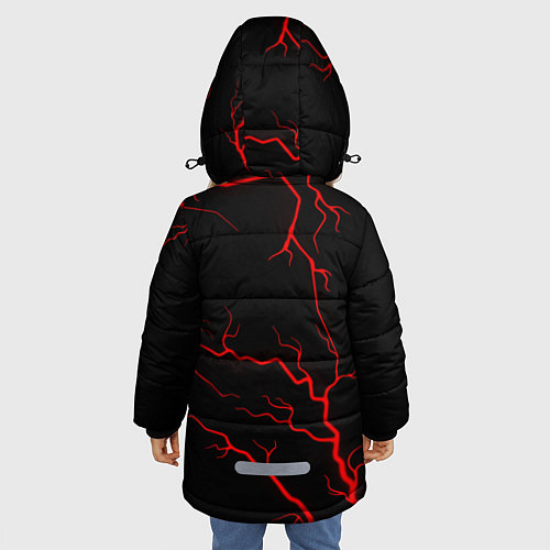 Зимняя куртка для девочки AC DС / 3D-Красный – фото 4