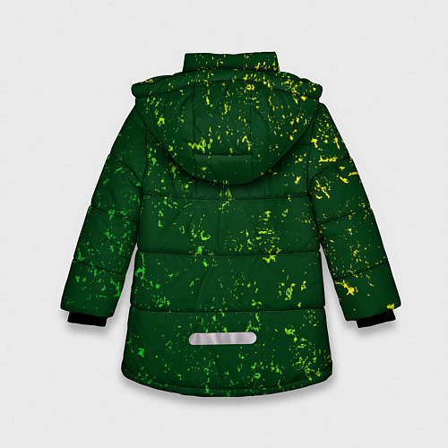 Зимняя куртка для девочки BRAWL STARS LEON ЛЕОН / 3D-Черный – фото 2
