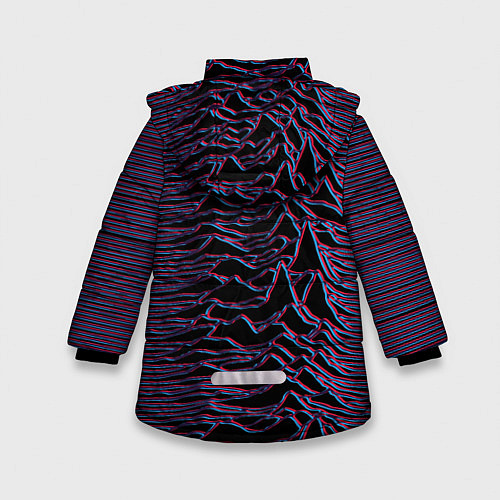 Зимняя куртка для девочки Joy Division Glitch / 3D-Черный – фото 2