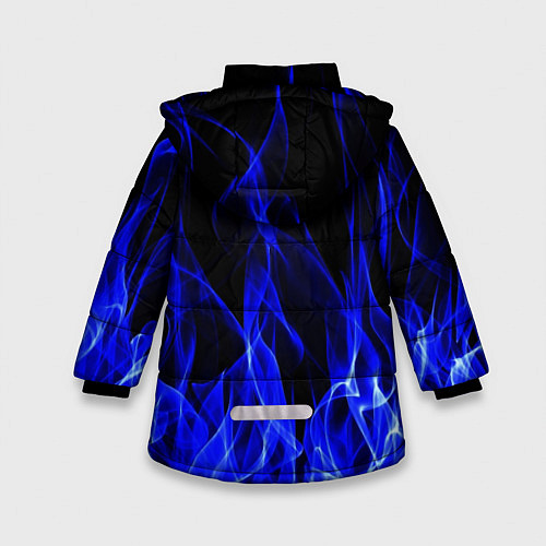 Зимняя куртка для девочки DARK SOULS / 3D-Черный – фото 2