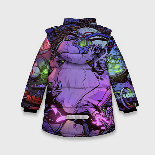 Зимняя куртка для девочки CS GO / 3D-Черный – фото 2