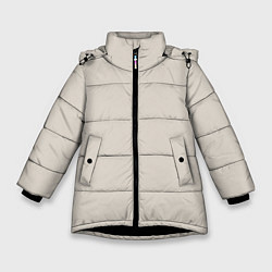 Зимняя куртка для девочки Радуга v2 - бежевый