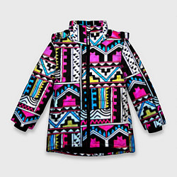 Зимняя куртка для девочки Ацтеки