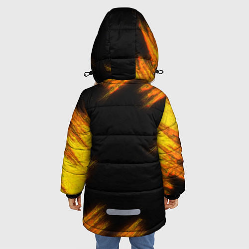 Зимняя куртка для девочки COUNTER STRIKE / 3D-Красный – фото 4
