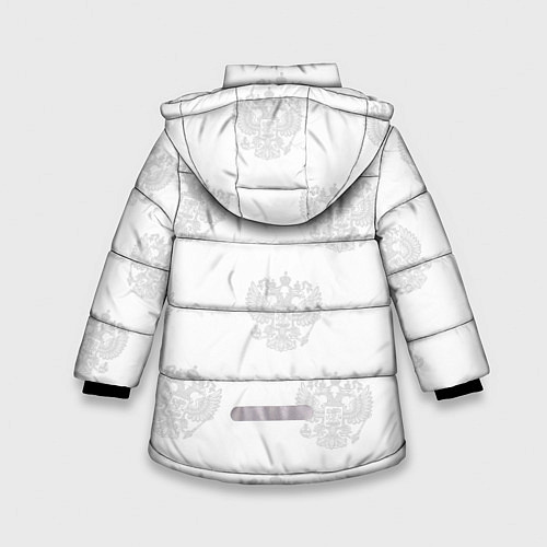 Зимняя куртка для девочки Герб / 3D-Черный – фото 2