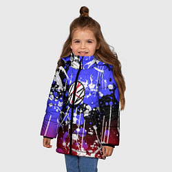 Куртка зимняя для девочки Stray kids, цвет: 3D-черный — фото 2