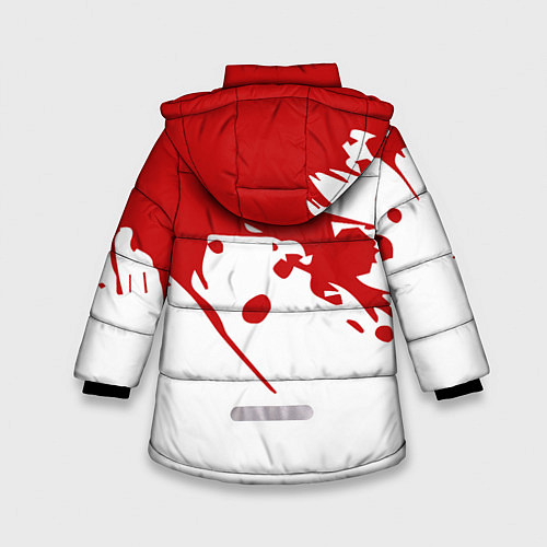 Зимняя куртка для девочки Five Nights at Freddy / 3D-Черный – фото 2
