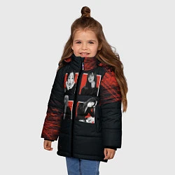 Куртка зимняя для девочки BLACKPINK, цвет: 3D-черный — фото 2
