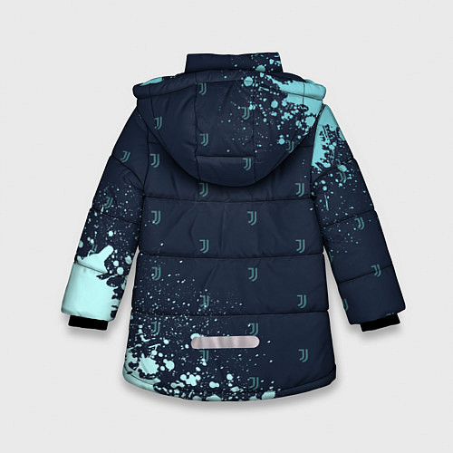 Зимняя куртка для девочки JUVENTUS ЮВЕНТУС / 3D-Светло-серый – фото 2
