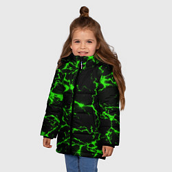 Куртка зимняя для девочки Green Flash, цвет: 3D-светло-серый — фото 2