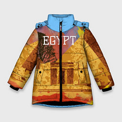 Зимняя куртка для девочки Египет Пирамида Хеопса