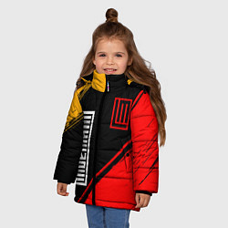Куртка зимняя для девочки LINDEMANN ЛИНДЕМАНН, цвет: 3D-черный — фото 2
