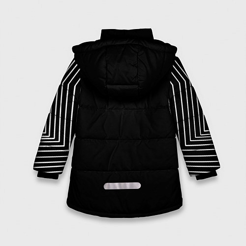 Зимняя куртка для девочки BRING ME THE HORIZON DARK / 3D-Черный – фото 2