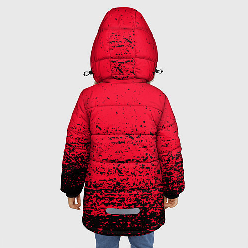 Зимняя куртка для девочки BAYERN MUNCHEN / 3D-Красный – фото 4
