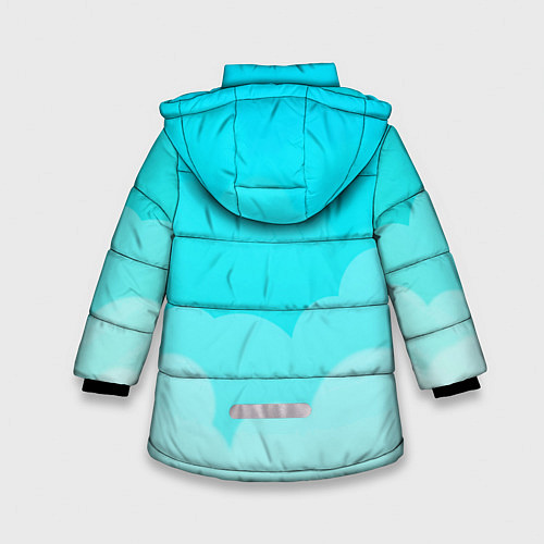 Зимняя куртка для девочки Mario / 3D-Черный – фото 2
