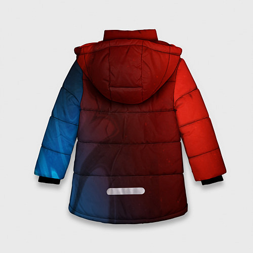 Зимняя куртка для девочки BMW БМВ / 3D-Черный – фото 2